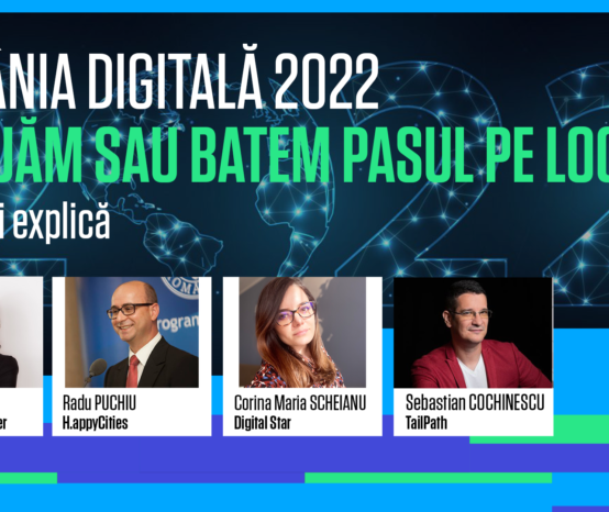 România Digitală 2022. Evoluăm sau batem pasul pe loc? Patru experți comentează trendurile la UPGRADE 100 Live