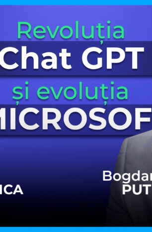 Chat GPT în Bing, Edge, Teams și Office. Trenduri locale și globale accelerate de A.I. cu Bogdan Putinică – General Manager MICROSOFT România